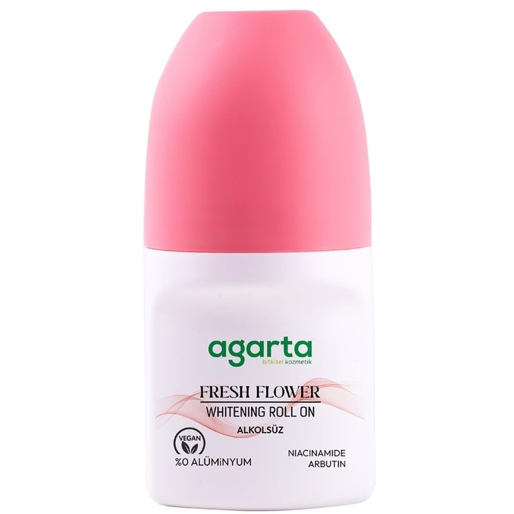 Agarta Roll-On Kadın 50 ML Fresh Flower Sensatıon (24 Saat Etkili Ter Kokusu Önleyici) (3 Lü Set)