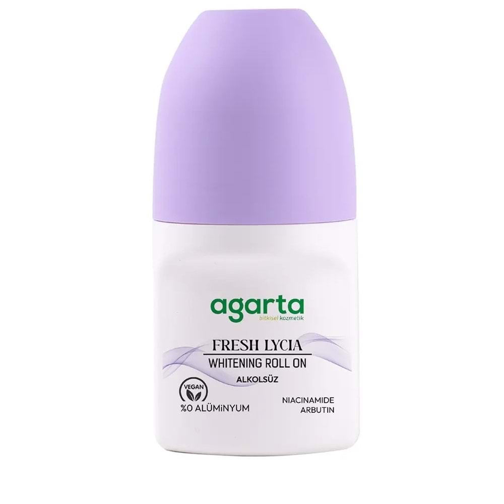 Agarta Roll-On Kadın 50 ML Fresh Lycıa Sensatıon (24 Saat Etkili Ter Kokusu Önleyici) (5 Li Set)