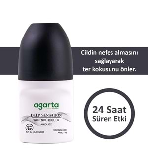 Agarta Roll-On Erkek 50 ML Patchoulı Deep Sensatıon (24 Saat Etkili Ter Kokusu Önleyici) (5 Li Set)