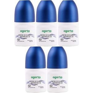 Agarta Roll-On Erkek 50 ML Fresh Sensatıon (24 Saat Etkili Ter Kokusu Önleyici) (5 Li Set)