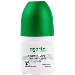 Agarta Roll-On Unisex 50 ML Parfümsüz Natural (24 Saat Etkili Ter Kokusu Önleyici) (3 Lü Set)