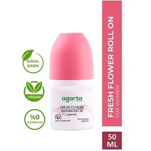 Agarta Roll-On Kadın 50 ML (Fresh Flower-Lycıa-Patchoulı Deep-Sensatıon-Natural) (15 Li Karma Set)