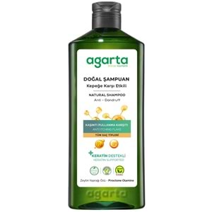 Agarta Doğal Şampuan 400 ML Kepek Karşıtı - Ardıç Katranı,Keratin - Saç Dökülmesine (3 Lü Karma Set)