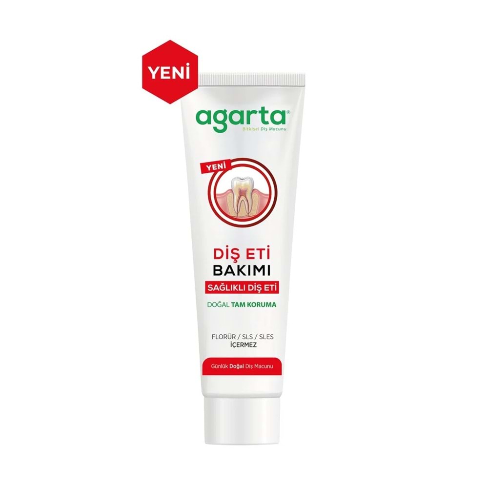 Agarta Doğal Tam koruma Diş Macunu 90 ML Diş Eti Bakımı & Plak Karşıtı (9 Lu Set)
