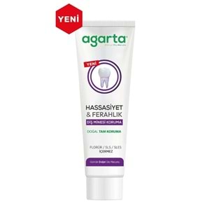 Agarta Doğal Tam koruma Diş Macunu 90 ML Diş Eti Bakımı & Hassasiyet -Ferahlık 90 ML (Karma 2Li Set)