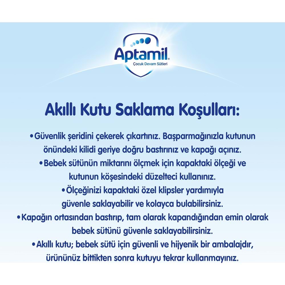 Nutrıcıa Aptamil 800GR Bebek Sütü No:1 (0-6 Ay) Doğumdan İtibaren (6 Lı Set)