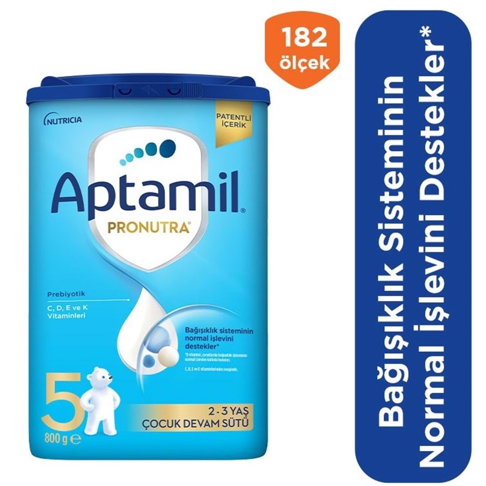 Nutrıcıa Aptamil Pronutra 800GR Devam Sütü No:5 (2-3 Yaş) (5 Li Set)