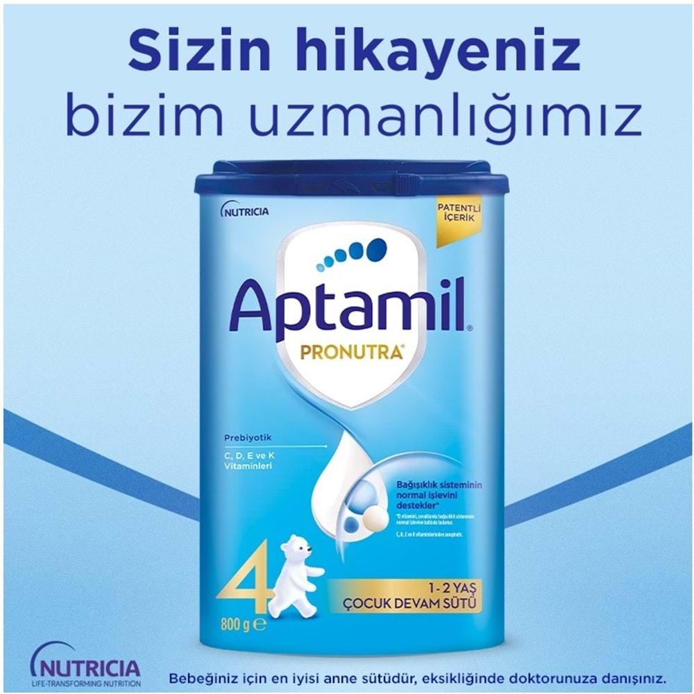 Nutrıcıa Aptamil Pronutra 800GR Devam Sütü No:5 (2-3 Yaş) (5 Li Set)