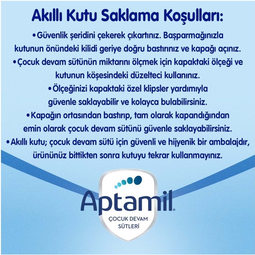 Nutrıcıa Aptamil Pronutra 800GR Devam Sütü No:5 (2-3 Yaş) (6 Lı Set)