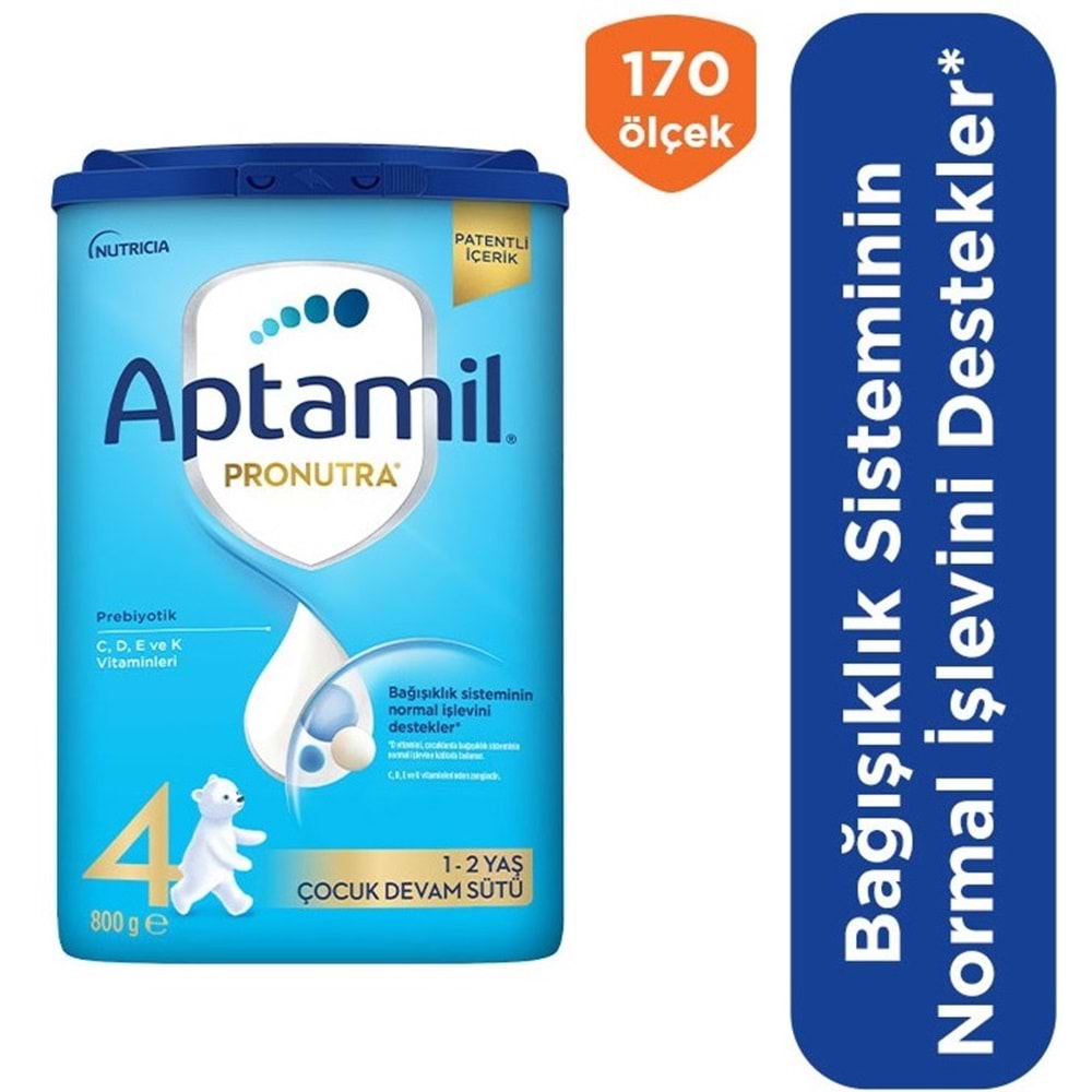 Nutrıcıa Aptamil Pronutra 800GR Devam Sütü No:4 (1-2 Yaş) (2 Li Set)