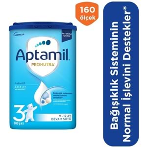 Nutrıcıa Aptamil Pronutra 800GR Devam Sütü No:3 (9-12 Ay) (4 Lü Set)