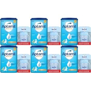 Nutrıcıa Aptamil Pronutra 800GR Devam Sütü No:4 (1-2 Yaş) + Suluk Hediye (6 Lı Set)