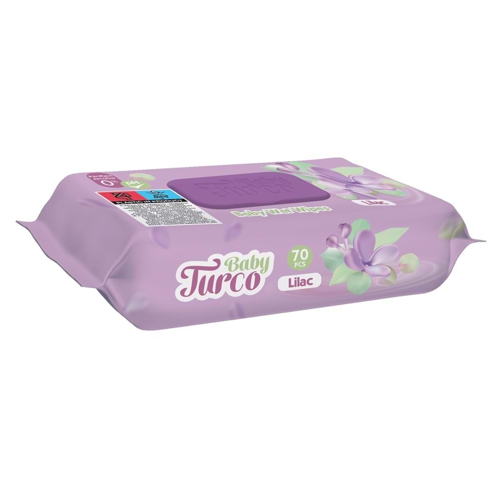 Baby Turco Islak Havlu Mendil 70 Yaprak Karma 16 Lı Set (Leylak-Lavanta-Limon-Portakal) Plst Kapak