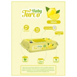 Baby Turco Islak Havlu Mendil 70 Yaprak Karma 16 Lı Set (Leylak-Lavanta-Limon-Portakal) Plst Kapak