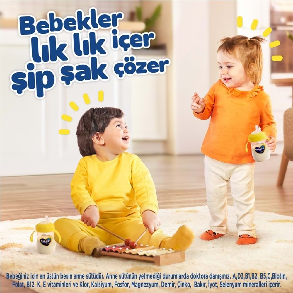 Bebelac 1200GR (800GR+400GR) No:4 Devam Sütü (1+ Yaş) Avantaj Pk (6 Lı Set)