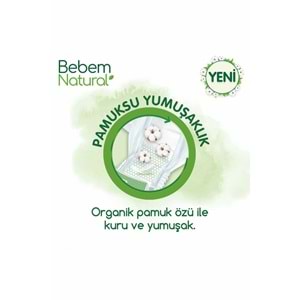 Bebem Bebek Bezi Natural Beden:4 (7-14KG) Maxi 208 Adet Ekonomik Ultra Fırsat Pk