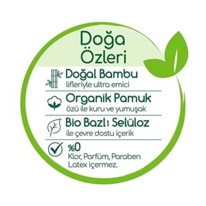 Bebem Bebek Bezi Natural 3 Beden 4-9 KG Midi 168 Adet Aylık Fırsat Pk
