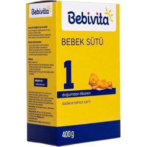 Bebivita Bebek Sütü 400GR No:1 (0-6 Ay) Doğumdan İtibaren (2 Li Set)