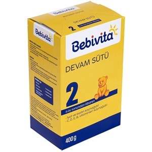 Bebivita Bebek Sütü 400GR No:2 (6-12 Ay) (2 Li Set)