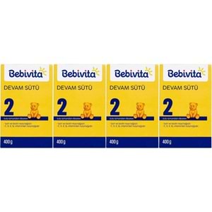 Bebivita Bebek Sütü 400GR No:2 (6-12 Ay) (4 Lü Set)