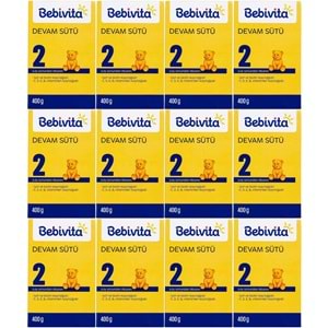 Bebivita Bebek Sütü 400GR No:2 (6-12 Ay) (12 Li Set)