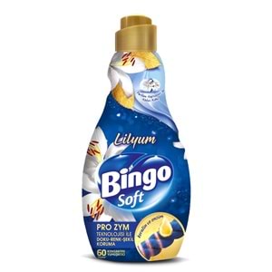 Bingo Soft Çamaşır Yumuşatıcı Konsantre 1440ML Lilyum (9 Lu Set)