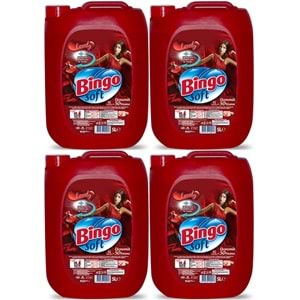 Bingo Soft Yumuşatıcı 20LT (4PK*5LT) Lovely (200 Yıkama)
