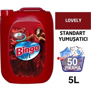 Bingo Soft Yumuşatıcı 20LT (4PK*5LT) Lovely (200 Yıkama)