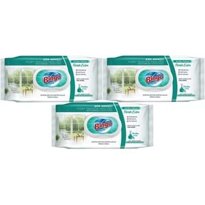 Bingo Clean Yüzey Temizlik Havlusu 96 Yaprak Sevilen Kokular Ferah Evim (3 Lü Set) 288 Yaprak