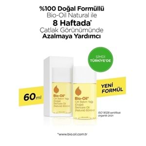 Bio-Oil %100 Natural Çatlak Karşıtı & Leke Karşıtı Nemlendirici Doğal Cilt Bakım Yağı 60ML (3Lü Set)