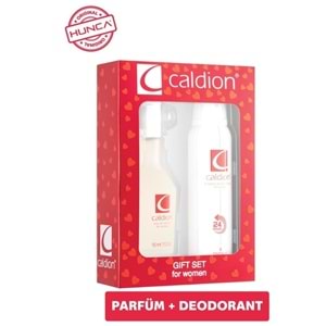 Caldion Parfüm Seti Kadın 100ML Classic & Jagler Erkek 90ML Sport + Deodorant (Karma 2 Li Set)