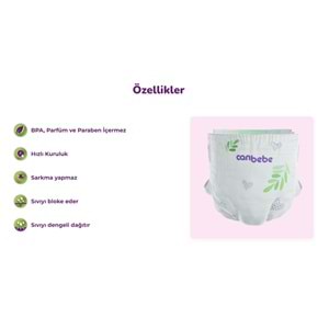 Canbebe Bebek Bezi Beden:5 (11-18KG) Junior 160 Adet Mega Ekonomik Fırsat Pk