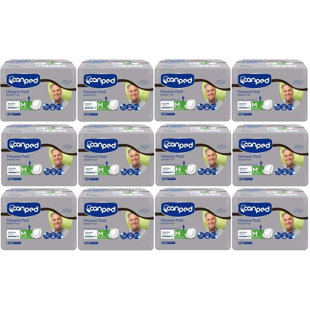 Canped Mesane Pedi Klasik Erkek M-Orta 144 Adet