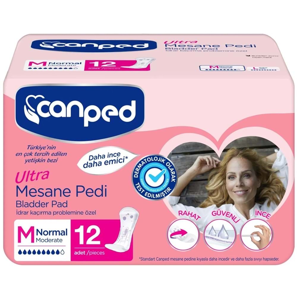 Canped Mesane Pedi Ultra M - Medium - Orta 48 Adet (4PK*12)