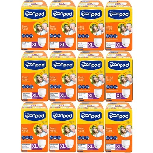 Canped Emici Külot Yetişkin Bezi XL - Ekstra Büyük - Extra Large 96 Adet