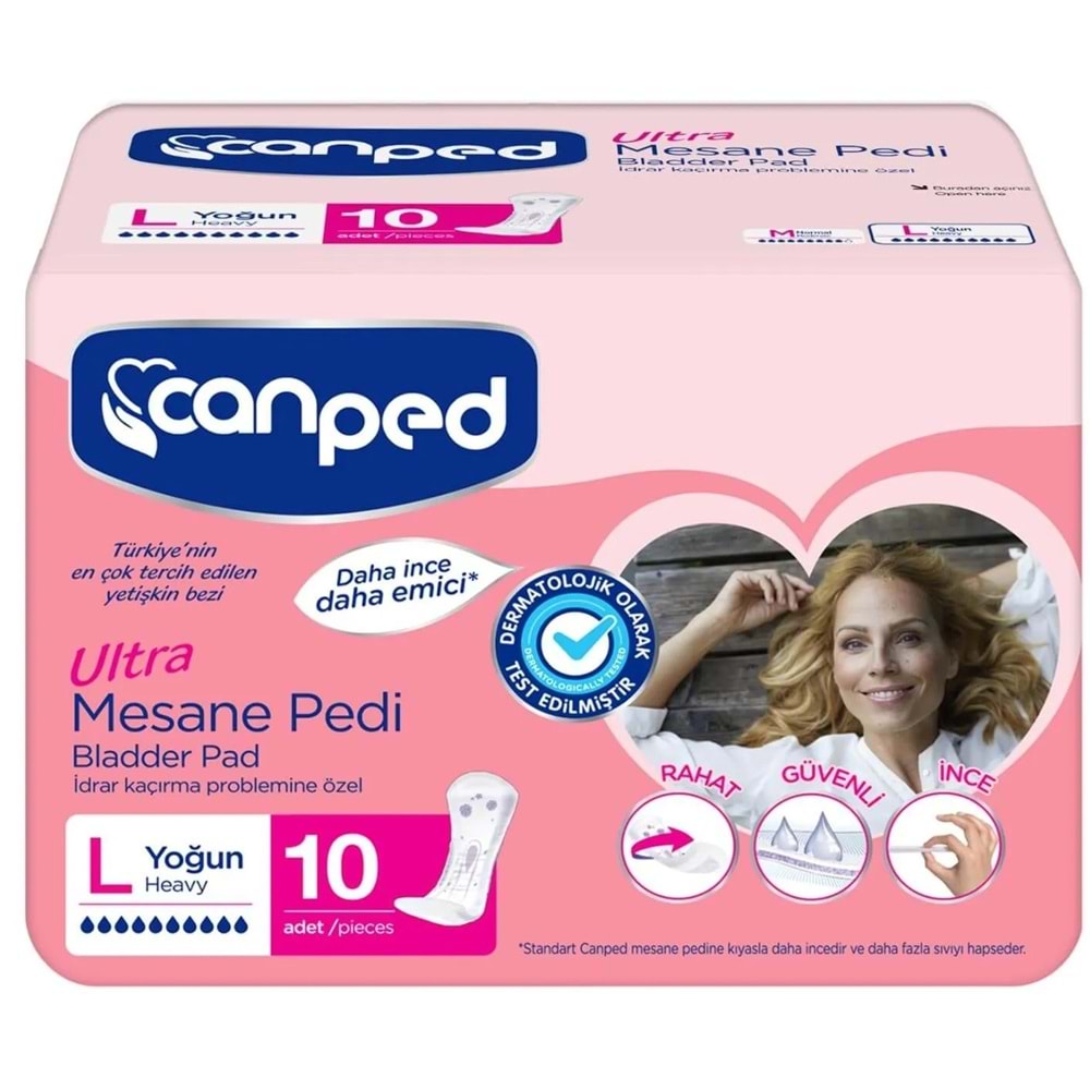 Canped Mesane Pedi Ultra L - Large - Büyük - Yoğun 90 Adet (9PK*10)