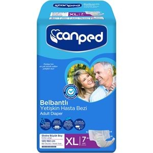 Canped Hasta Bezi Yetişkin Bel Bantlı XL- Ekstra Büyük Boy 35 Adet
