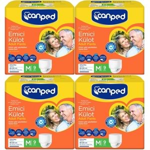 Canped Emici Külot Yetişkin Bezi M - Orta 36 Adet (4PK*9)