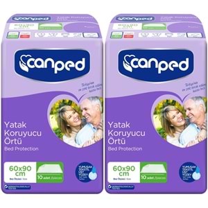 Canped Hasta Yatak Koruyucu Örtü 60*90CM 20 Adet (2PK*10)