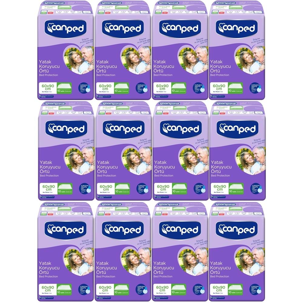 Canped Yetişkin Yatak Koruyucu Örtü 60*90 CM 120 Adet (12PK*10)