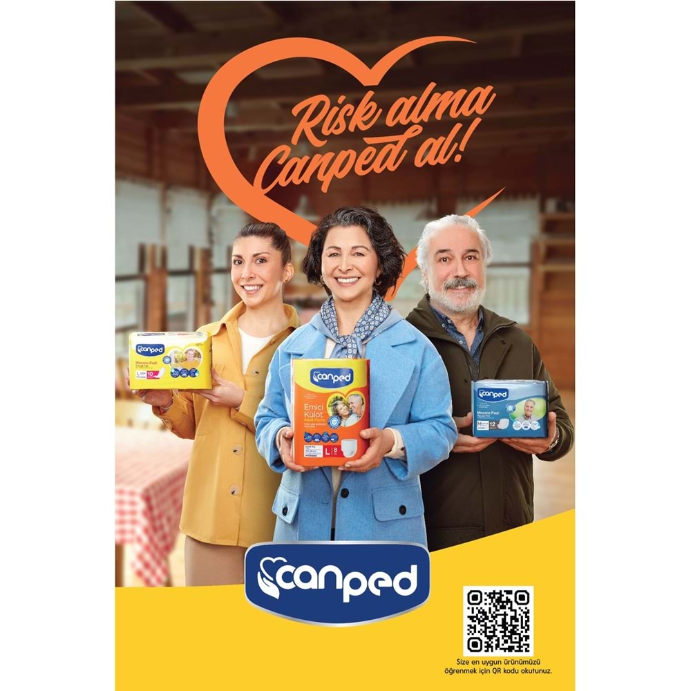 Canped Emici Külot Hasta Yetişkin Bezi L - Büyük - Large 120 Adet (5PK*24)