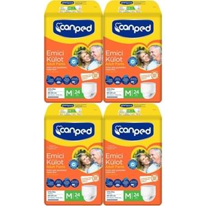 Canped Emici Külot Hasta Yetişkin Bezi M - Orta - Medium 96 Adet (4PK*24)