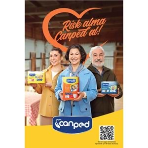 Canped Emici Külot Hasta Yetişkin Bezi XL - Ekstra Büyük - Extra Large 96 Adet (4PK*24)