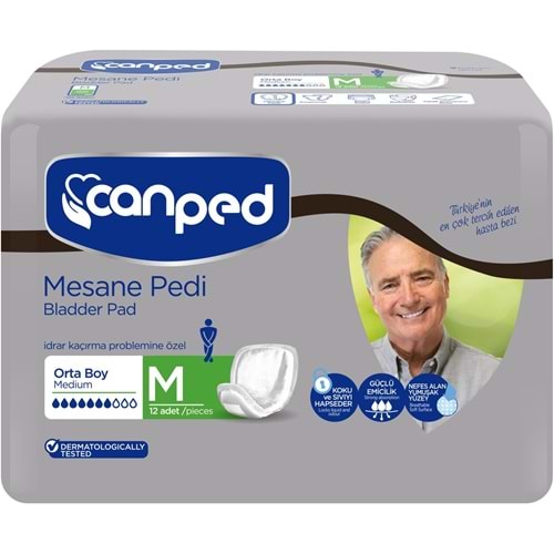 Canped Mesane Pedi Klasik Erkek M - Orta 432 Adet (36PK*12)