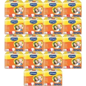 Canped Emici Külot Pants Hasta Yetişkin Bezi L - Büyük - Large Ekonomik Pk 252 Adet (18PK*14)