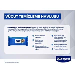 Canped Emici Külot Pants Hasta Yetişkin Bezi L - Büyük - Large 14 Adet - Temizleme Havlusu (2Li Set)