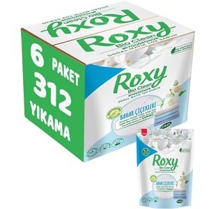 Dalan Roxy Bio Clean Matik Sabun Tozu 1.6Kg Bahar Çiçekleri (6 Lı Set) (312 Yıkama)