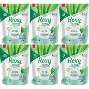 Dalan Roxy Bio Clean Matik Sabun Tozu 800GR Aloe Vera (6 Lı Set) (156 Yıkama)