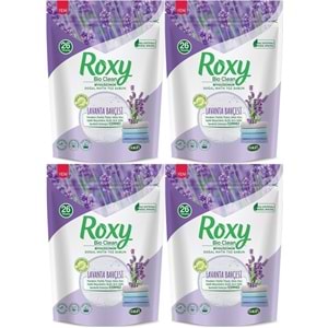 Dalan Roxy Bio Clean Matik Sabun Tozu 800GR Lavanta Bahçesi (4 Lü Set) (104 Yıkama)
