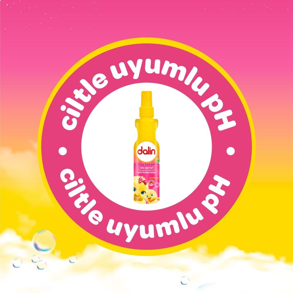 Dalin Kolay Saç Tarama Spreyi 200ML Badem Özlü (12 Li Set)